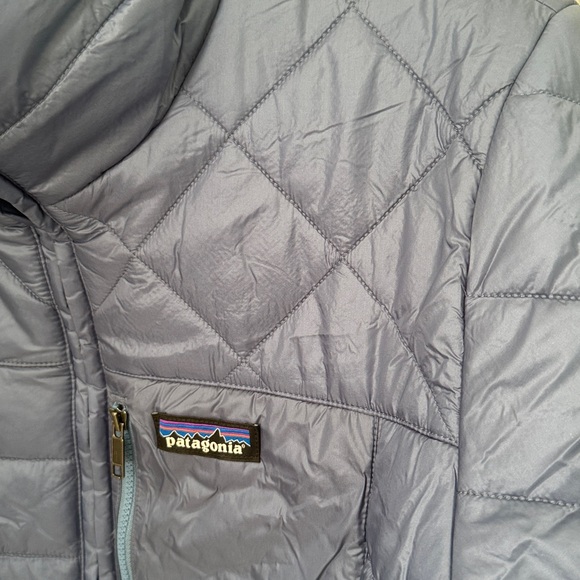 Patagonia Radalie Jacket Women's Large Blue Insulated Long Quilted Outdoor - Picture 9 of 16
